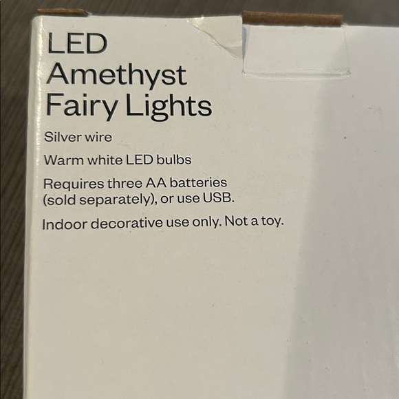 ROOM ESSENTIALS LED Amethyst Fairy Lights NEW (Battery operated, not included!) - Picture 6 of 6